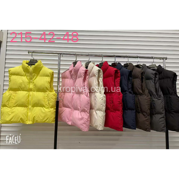 Женская жилетка норма оптом 240925-073