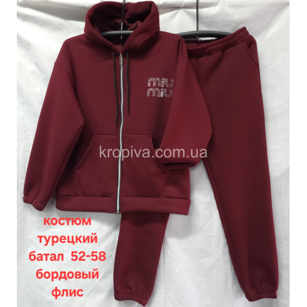 Женский костюм батал флис оптом 041025-20