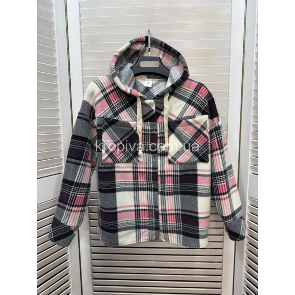 Дитяча сорочка фліс 8-12 років Туреччина оптом 021025-783