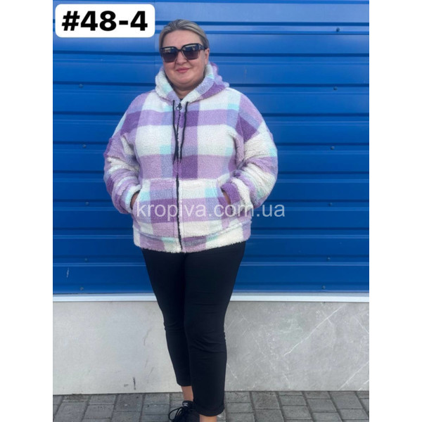 Женский кардиган-куртка 48 Тедди оптом 061025-674
