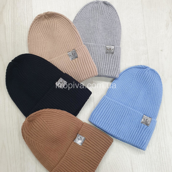 Дитяча шапка на флісі мікс оптом 101025-672