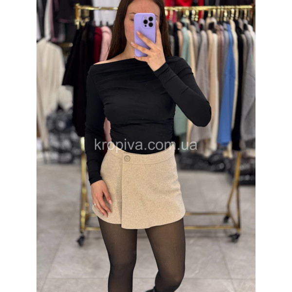 Женская стильная юбка-шорты 1672 оптом 191025-02