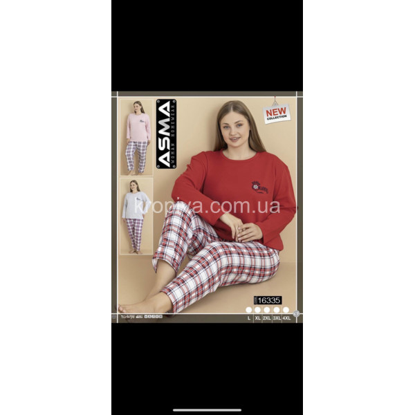 Женская пижама батал микс оптом 211025-98