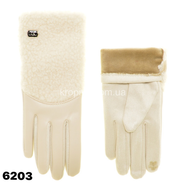 Перчатки женские 6203 ПЖМ микс оптом 261025-672