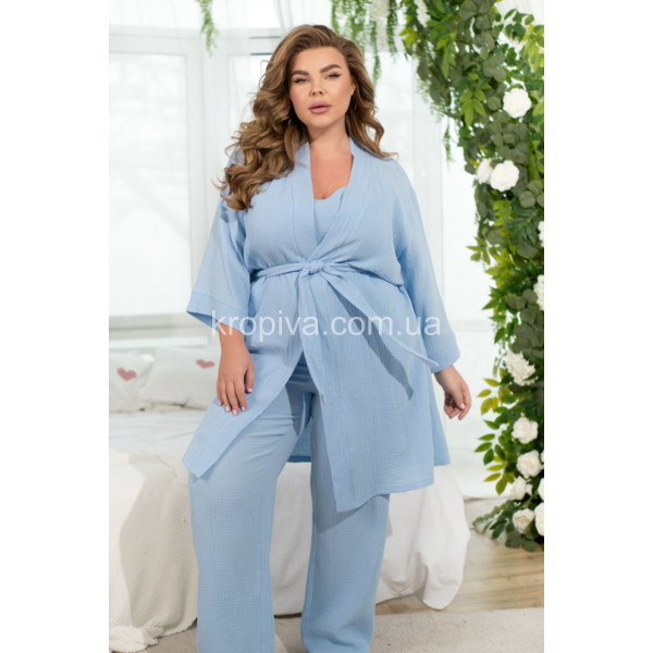 Домашний костюм тройка 2207 оптом 291025-55