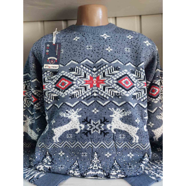 Мужской свитер батал Турция VIPSTENDO оптом 291025-673