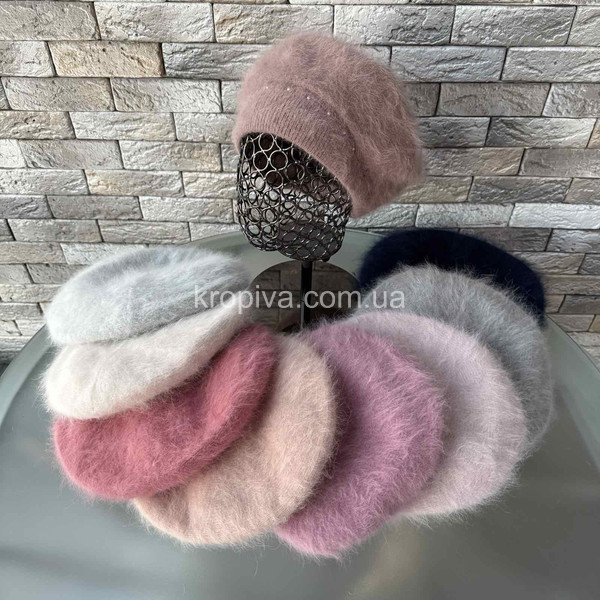 Женский берет двойная вязка оптом 031125-157