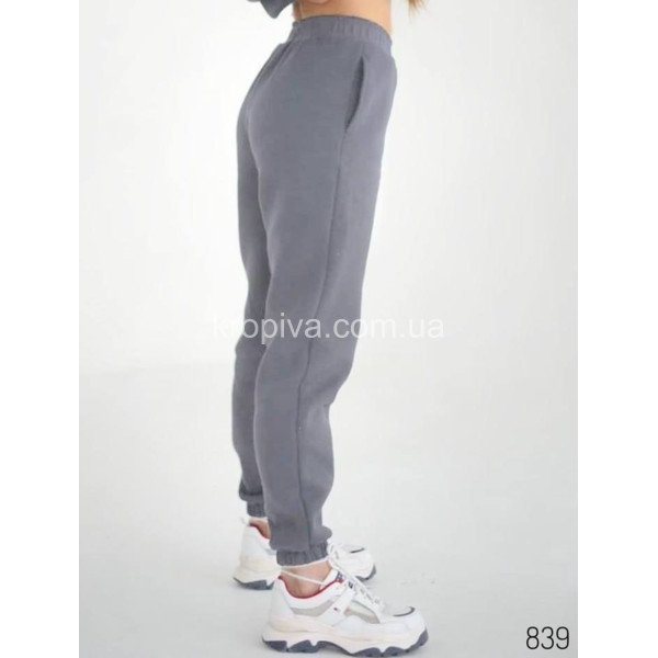 Жіночі спортивні штани 839 фліс оптом 011225-722