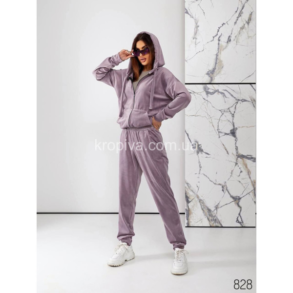 Женский спортивный костюм велюр 828 оптом 011225-752