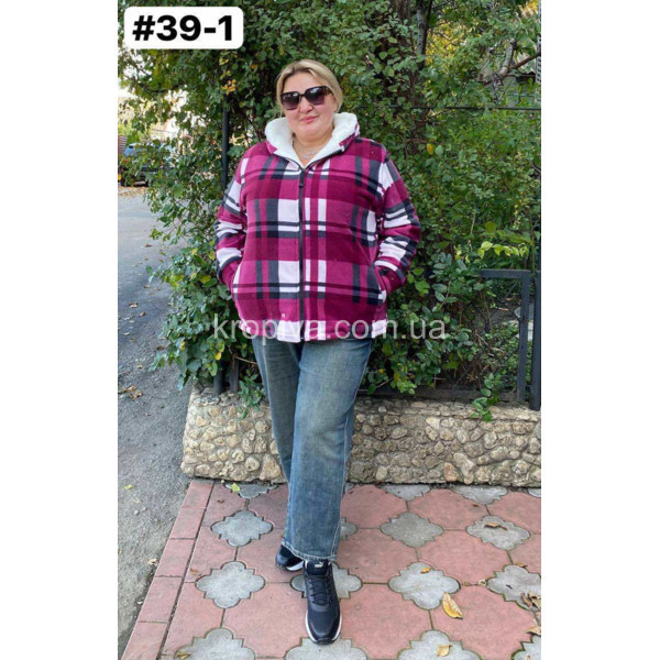 Жіноча кофта на хутрі 39 батал мікс оптом 051225-661