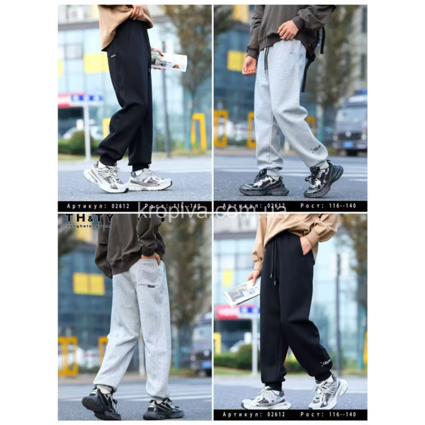 Дитячі спортивні штани 02612 оптом 100126-148