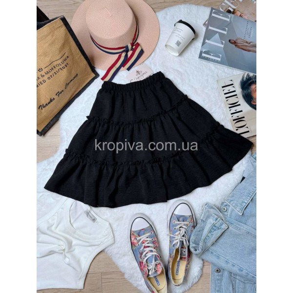 Жіноча спідниця 2456 чорний оптом 280126-34