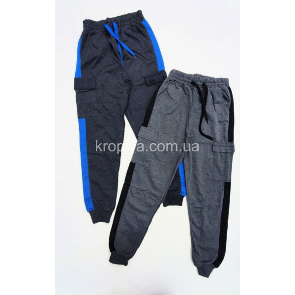 Дитячі спортивні штани на хлопчика 13-16 років Туреччина оптом 090226-756