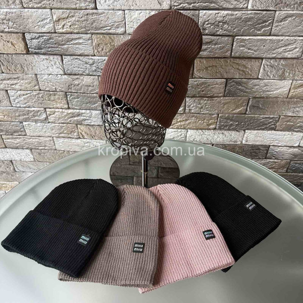 Молодіжна одинарна шапка оптом 130226-58