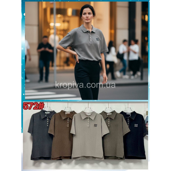 Жіноча футболка напівбатал мікс оптом 150226-0263