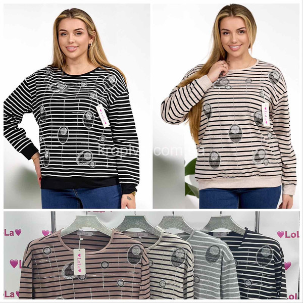 Жіноча кофта напівбатал мікс оптом 220226-750