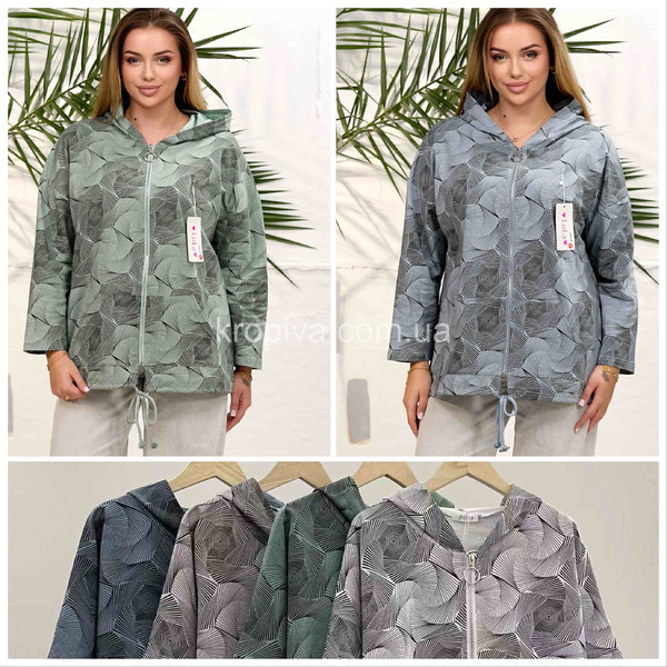 Женская ветровка батал оптом 180326-024
