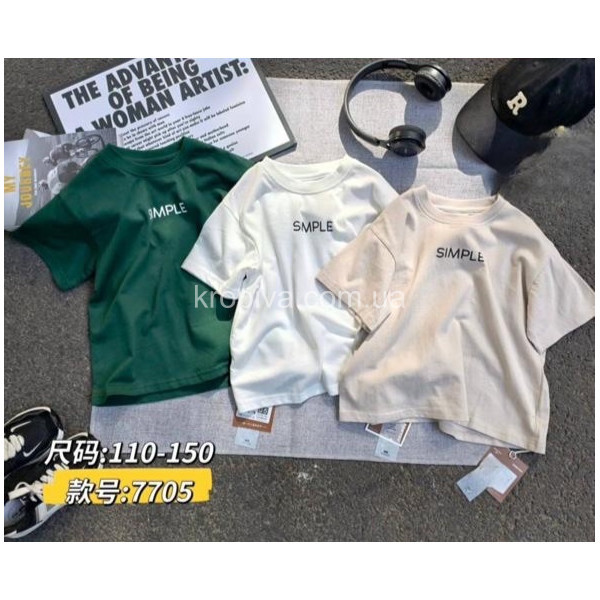 Детская футболка 110-150 оптом 130426-798