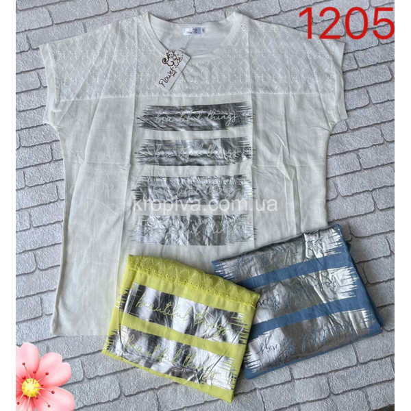 Женская футболка батал микс оптом 200423-724