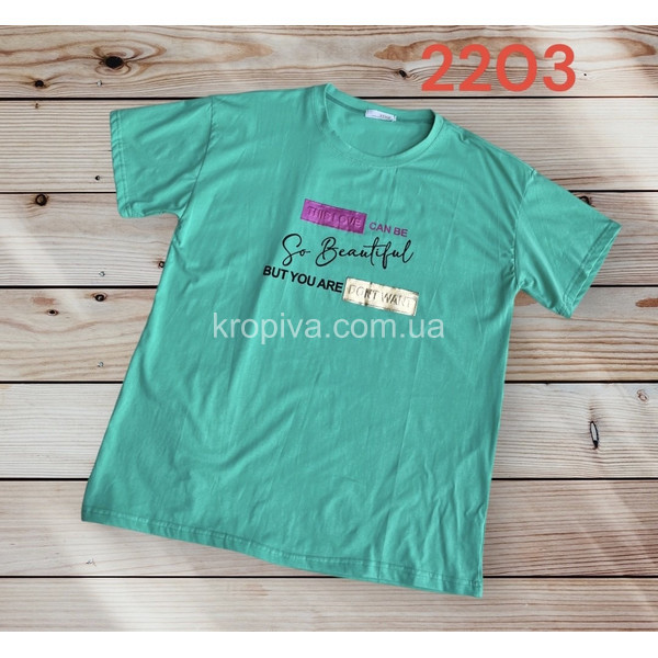 Женская футболка норма оптом 300423-176