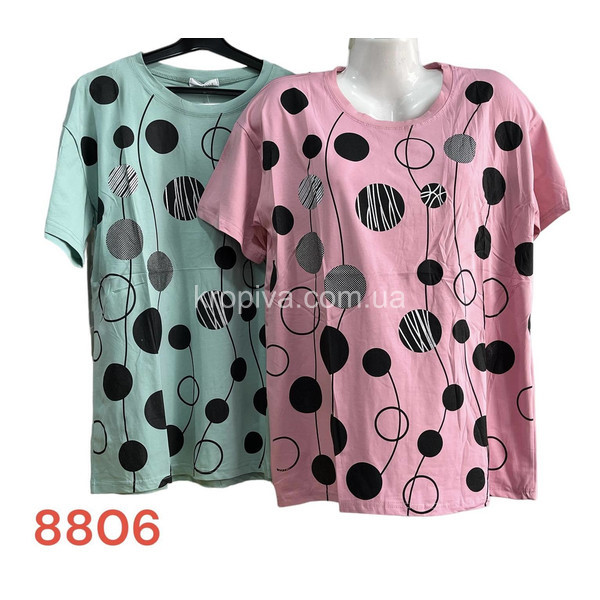 Женская футболка 8806 норма микс оптом 300423-292