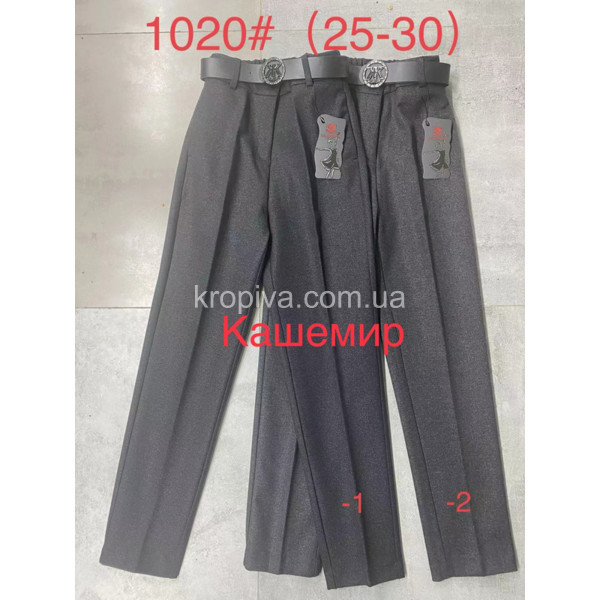 Женские кашемировые брюки 1020 норма оптом 250923-015