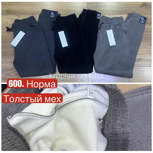 Женские спортивные штаны мех норма оптом 141023-717