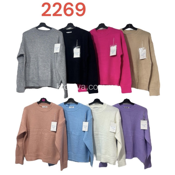 Жіночий светр норма ангора мікс оптом 241023-731
