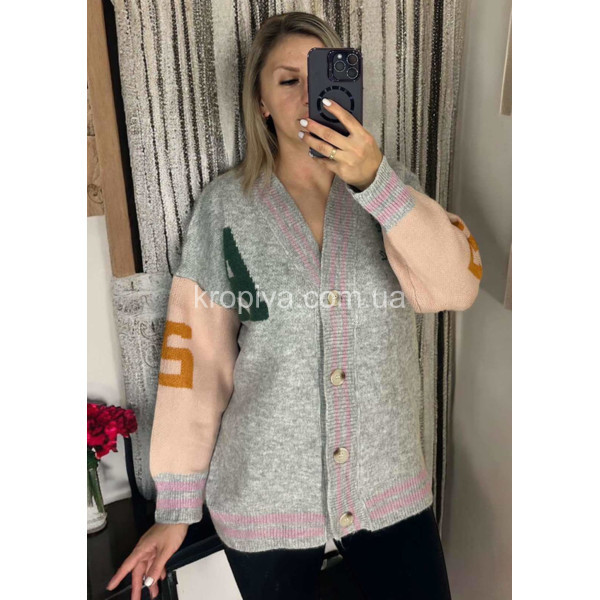 Жіночий светр-кардиган 26362 мікс оптом  (151123-740)