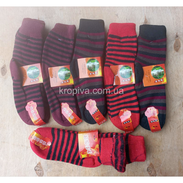 Жіночі шкарпетки вовна з начосом оптом 121223-608