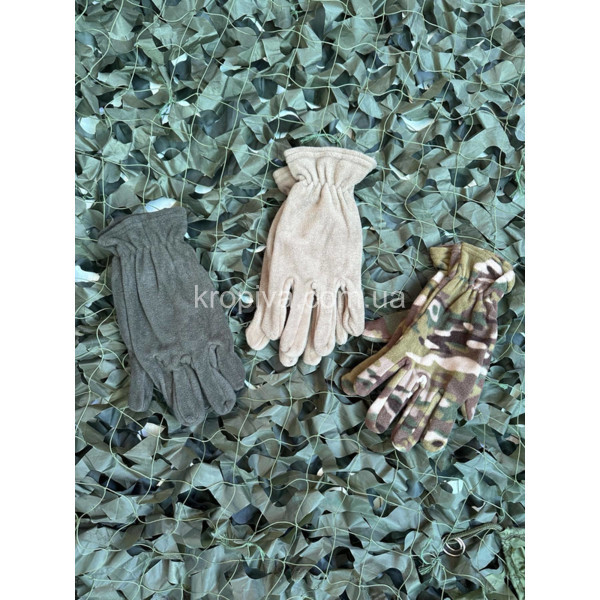 Тактичні рукавички фліс зима мікс для ЗСУ оптом 181223-684