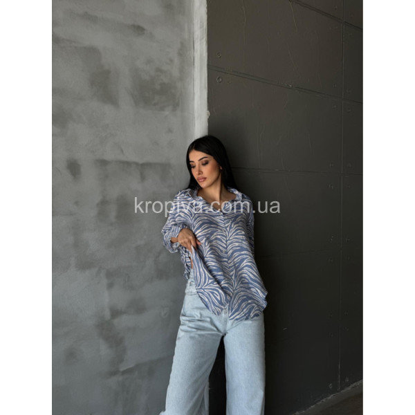 Женская рубашка шелк норма Турция оптом 130324-739