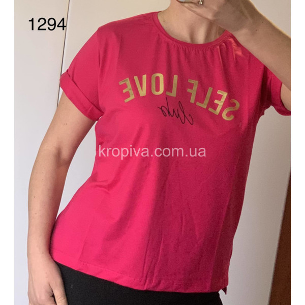Жіноча футболка норма оптом  (190324-261)