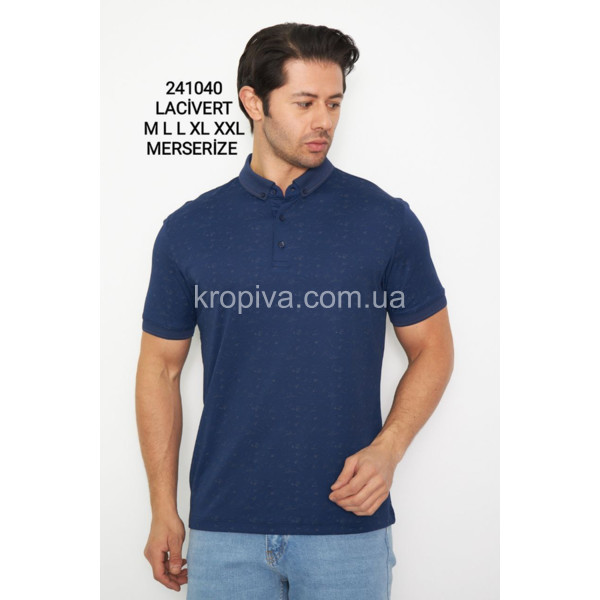 Мужская футболка-поло норма Турция оптом  (130424-798)