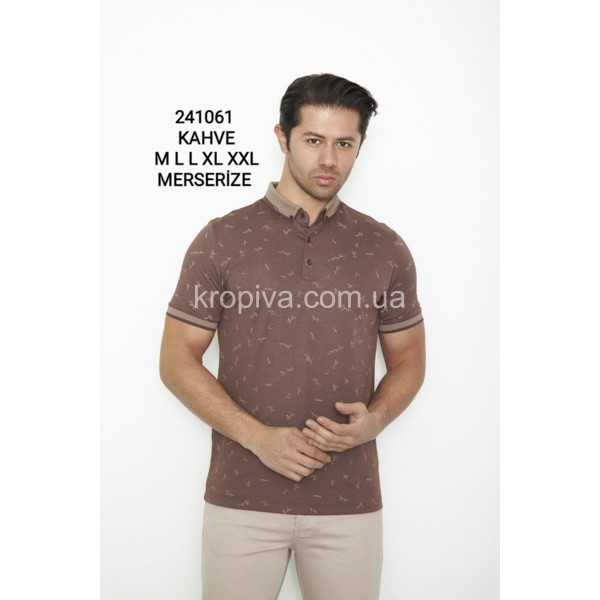 Мужская футболка-поло норма Турция оптом  (140424-618)