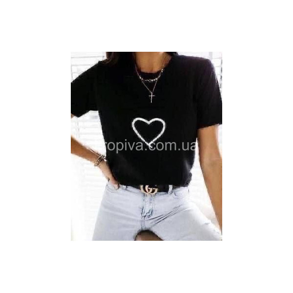Жіноча футболка норма оптом  (170424-696)