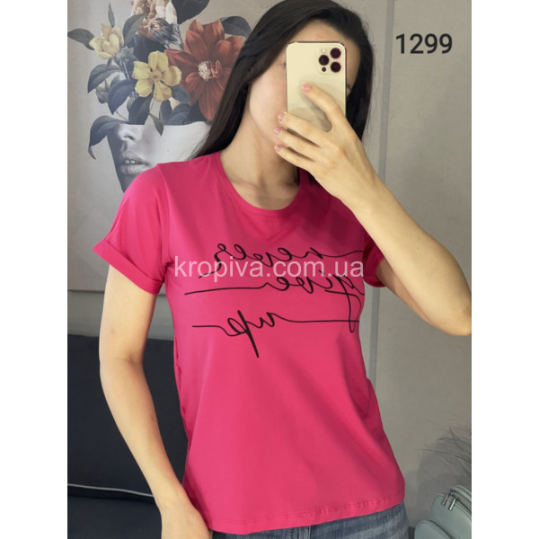 Жіноча футболка норма мікс оптом  (190424-466)