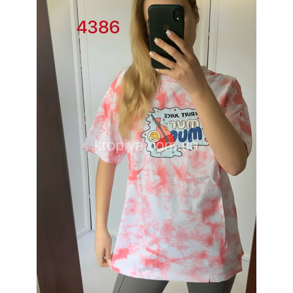 Жіноча футболка напівбатал мікс оптом 030524-453