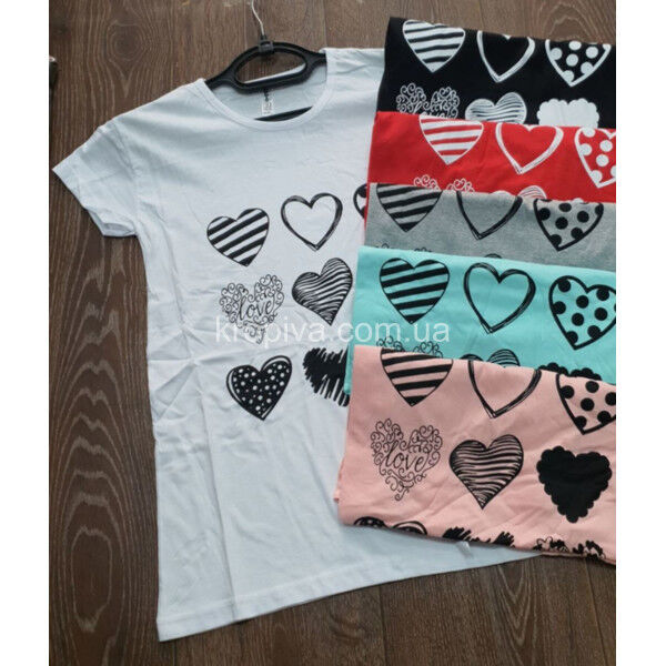 Женская футболка норма оптом 020624-309