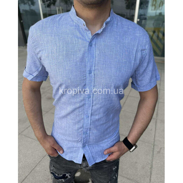 Чоловіча сорочка льон батал оптом 010724-741