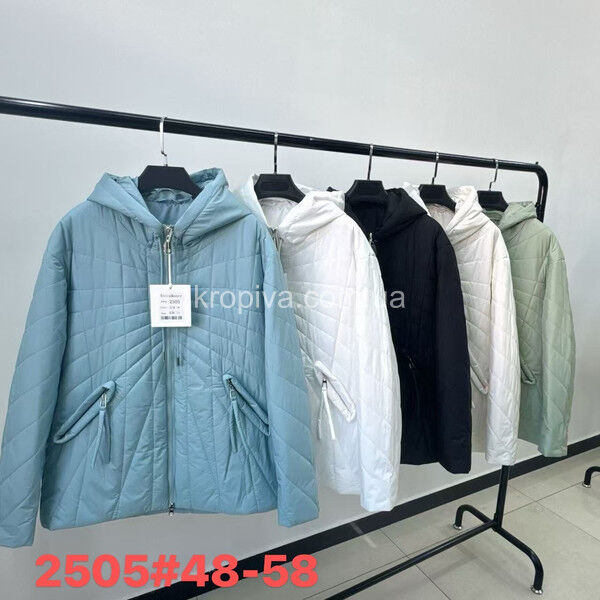 Женская куртка весна 2505 батал оптом 280125-060