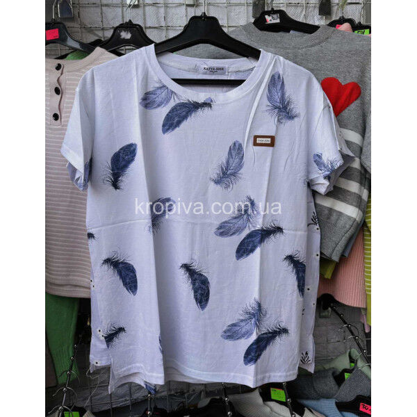 Женская футболка батал микс оптом 150225-355