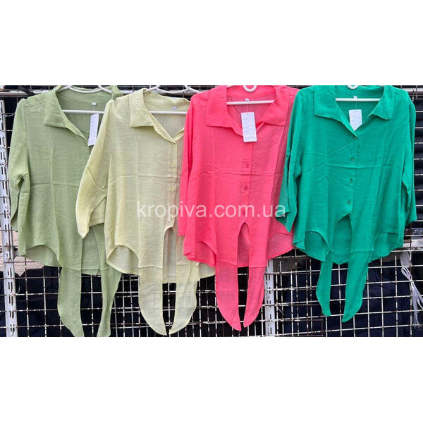 Женская блузка лен оптом  (200325-673)