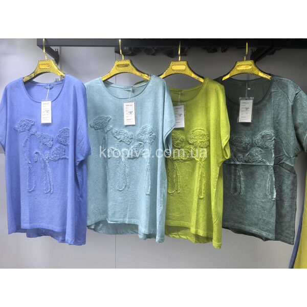 Женская футболка 182 батал оптом 040425-003