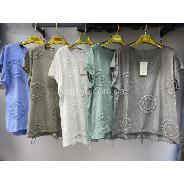 Женская футболка 167 батал оптом 040425-013