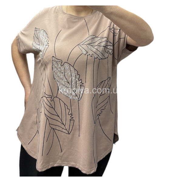 Женская футболка 25009 супербатал оптом 040425-652