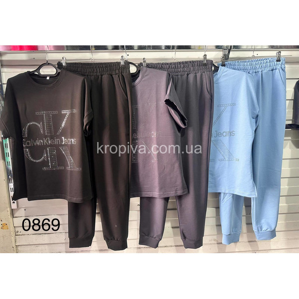 Жіночий костюм батал оптом 190425-746