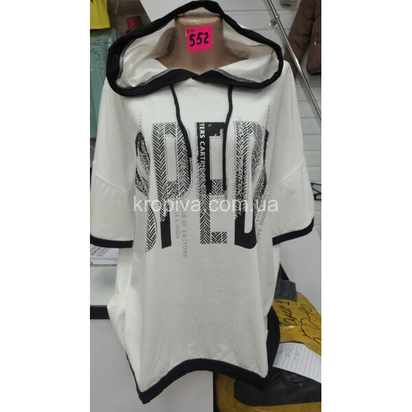 Женская футболка 552 батал микс оптом 040525-0110