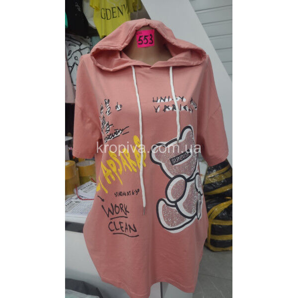 Женская футболка 553 батал микс оптом 040525-0120