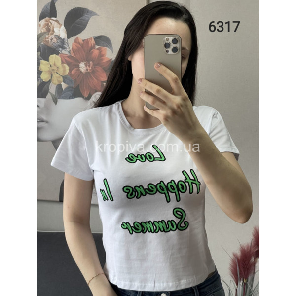 Женская футболка 6317 оптом 060525-25